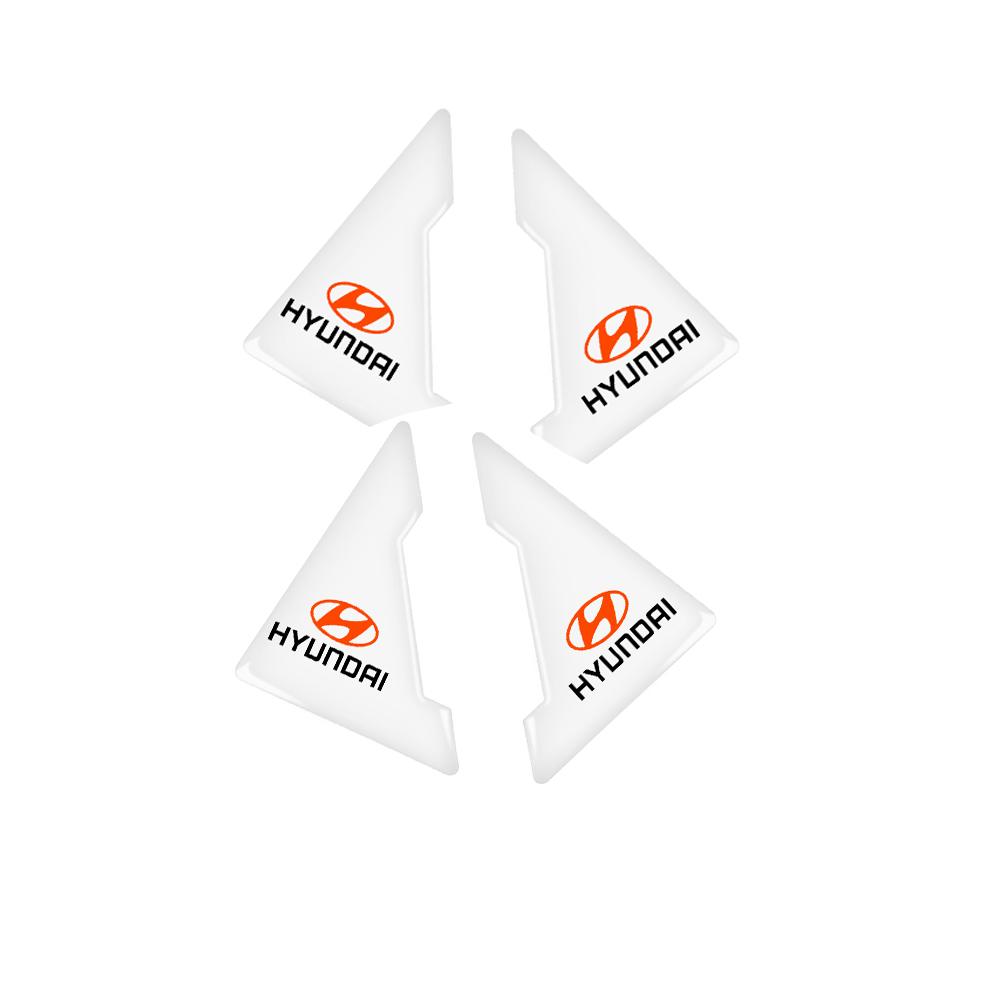 2/4pcs Car Door Corner Protection Sticker Prevention Collision Scratch Cover For Hyundai N-LINE I10 I20 I30 I40 IX20 IX35 Tucson MM15