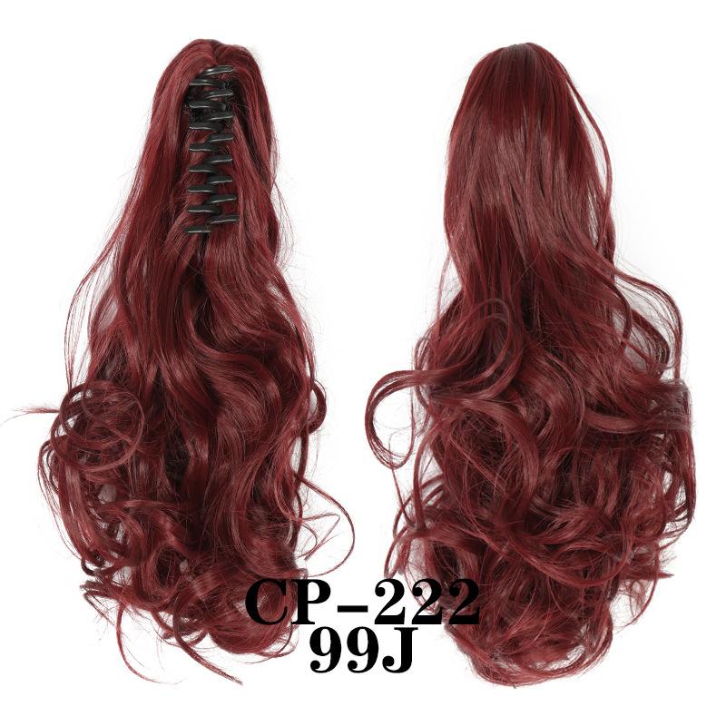 Claw Clip In Ponytail Extension Synthetic Hairpiece Curly Wavy Hair Extension 15 Inch Long Ponytail Hairpieces For Women Girl