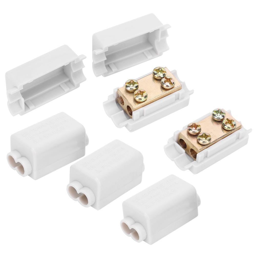5Pcs ZK-1306/ZK-T1 Terminal Spliter Copper Parallel Connection Terminal Parallel Spliter Box Design Copper Terminal Spliter