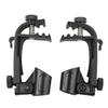 Alomejor Drum Microphone Clip 2 Pieces Adjustable Stand 180° Rotation Shockproof Mount Compatible with 18-28mm Microphones Plastic