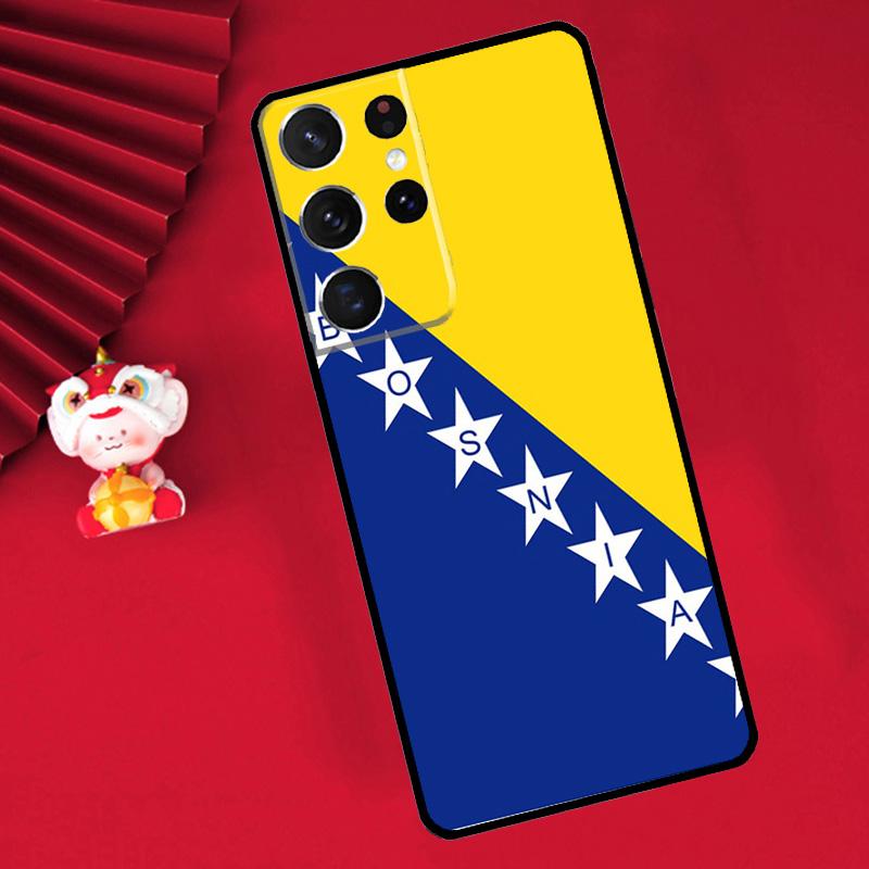 Bosnia and Herzegovina Passport Case For Samsung Galaxy S24 Ultra S22 S23 Plus Note 10 Note 20 S8 S9 S10 S20 S21 FE Cover