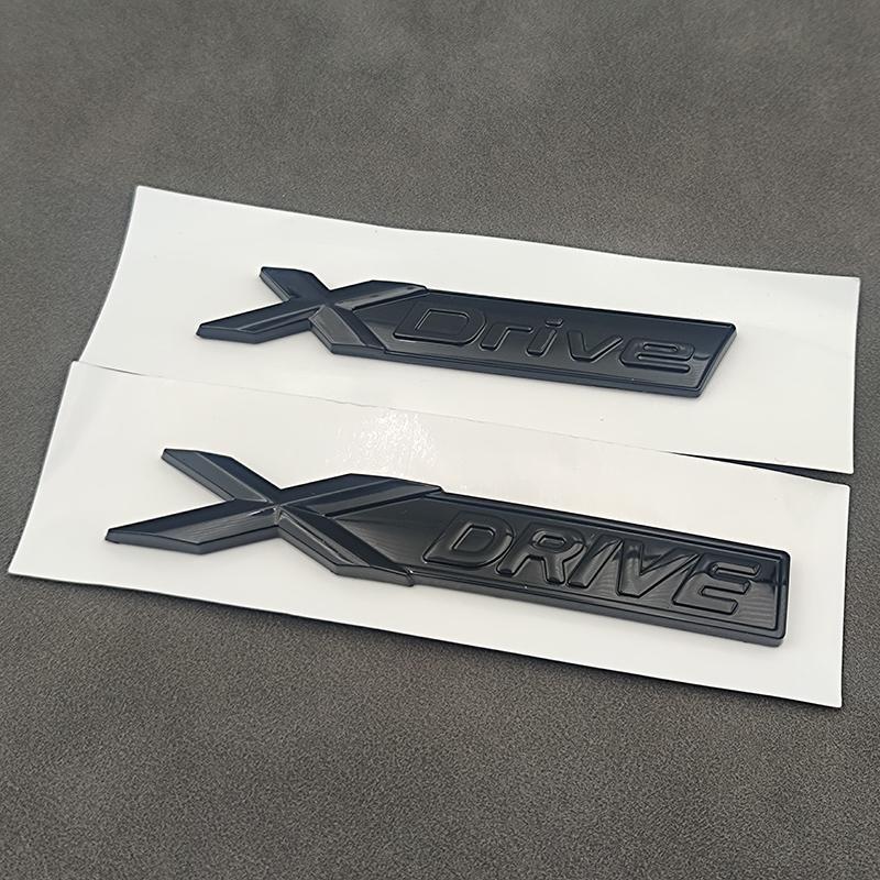 3D ABS X Drive Logo Xdrive Emblem Sticker Car Rear Trunk Badge For BMW E90 E39 E70 E84 E90 E60 E46 G20 G30 X1 X3 X5 Accessories