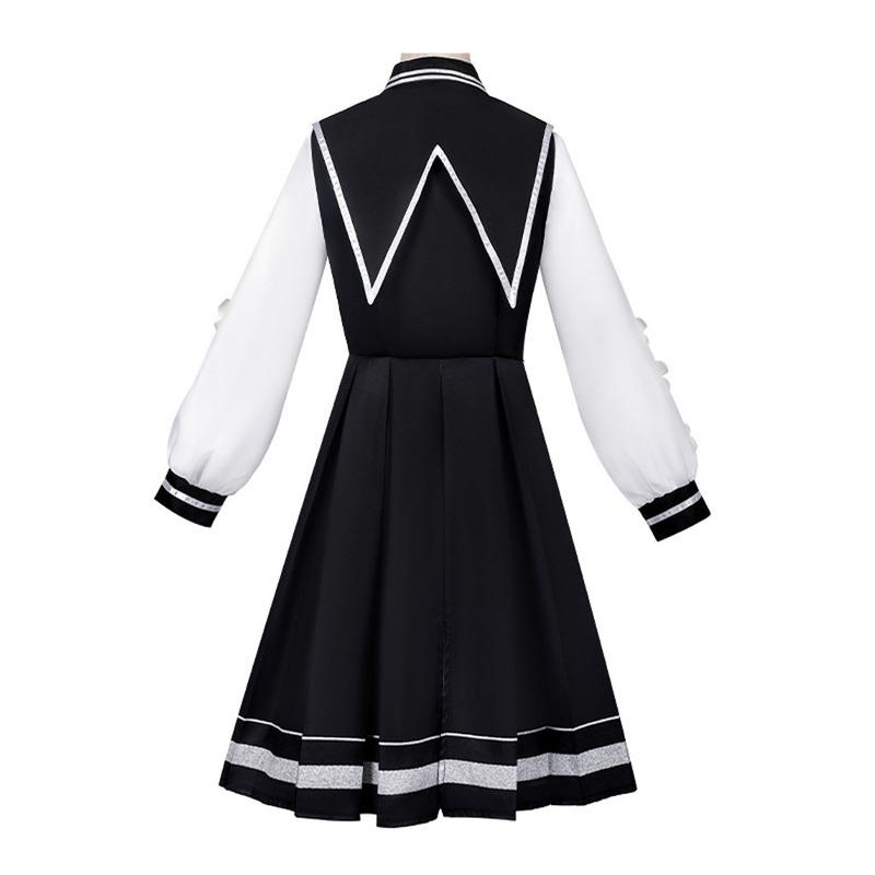 New Sakuraba Ema Cosplay Costume Wig Anime Magical Woma Witch Trial Ema School Uniform Lolita Dress Halloween Christmas Clothing