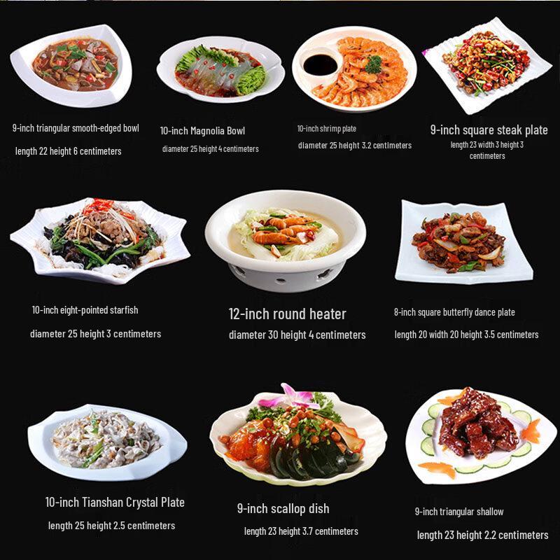 

Creative Ceramic Dinner Plate for Commercial Use