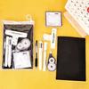 Portable School Stationery Set Simple Student Tools Gift Kit  Desktop Organizer