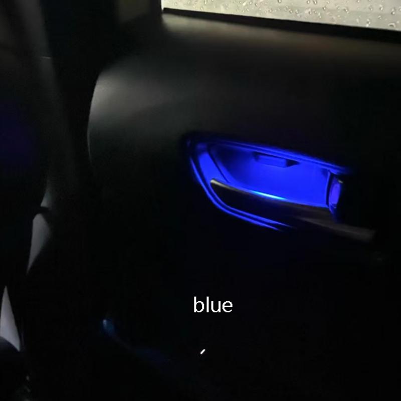 Car LED Door Bowl Armrest Atmosphere Light Door Bowl Handle Frame Light for Toyota Corolla Cross/corolla Altis -2024