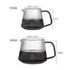 Stylish High Borosilicate Glass Coffee Pot with V-Shaped Spout -  for Pour-Over Brewing and Home Coffee Rituals