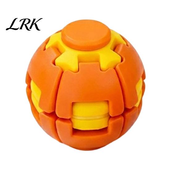 Concentration Training Toy 3D Printed Stress Ball, Press & Rotating Finger Spinner, Decompression Ball Commuting Toys, Portable Ergonomic Fidget