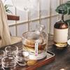 Japanese Glass Bar Sets Sake Pot Sake Set Wine Dispenser Chinese Baijiu Soju Shot Whisky Glass Flask Barware Gift Wine Decanter