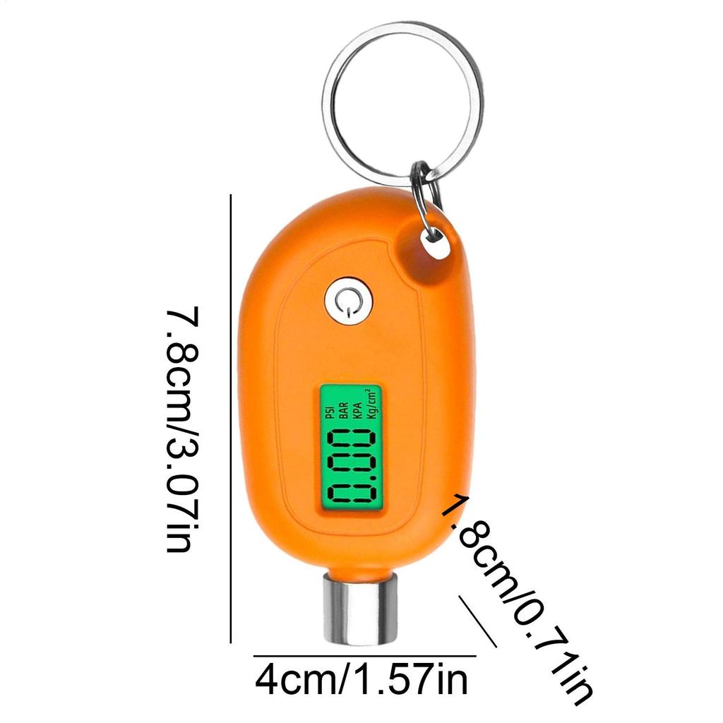Tire Pressure Gauge With Backlit LCD Checker With Backlit LCD Auto Shut-off Digital Tire Pressure Checker For Trailer Bicycle