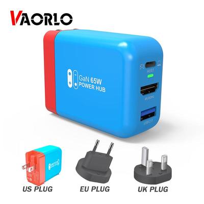 Switch Dock for Nintendo Switch GaN Fast Charger Portable TV Docking Station 4K HDMI-compatible for Laptops iPad Phone