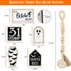 Halloween Decoration Set, Silly Decorations, Includes Bats, Coffins, Haunted Houses, Ghosts, Witch Decorations, 6 Pieces per Set