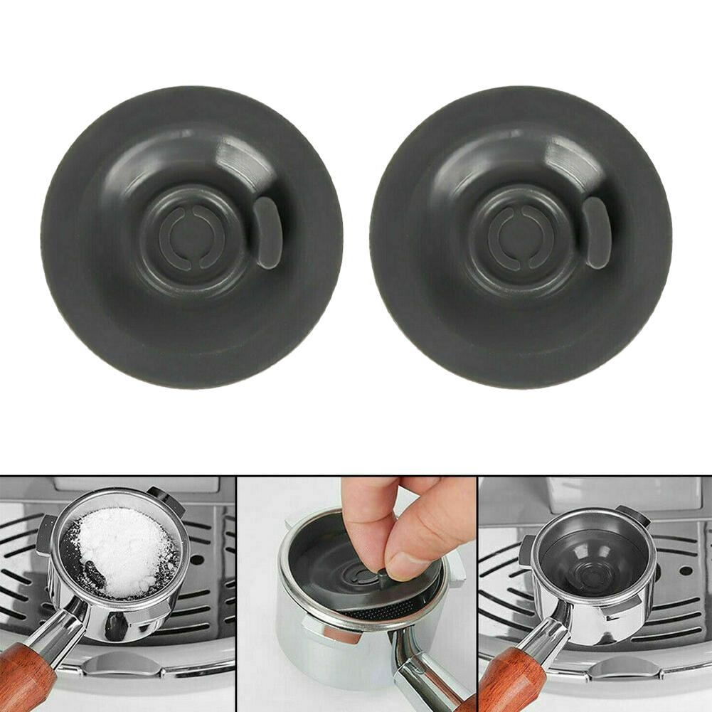 

54mm Coffee Machine Handle Recoil Cleaning Silicone Blind Piece Cleaning Brush For Espresso Machine Cleaning Disc 2psc 54mm