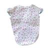 Floral Bow Sleeveless Vest Small Dogs - Lightweight Breathable Pet Outfit In White Red Green