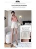 Women's Slimming A-Line Black Shorts - Summer Design, Wide-Leg, Casual, with Back Zipper for Outdoor Wear
