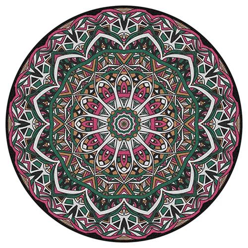 Persian Style Living Room Decoration Carpet Retro Round Rugs for Bedroom Home Chair Floor Mat Large Area Non-slip Washable Rug