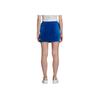 Adidas Originals X Jeremy Scott Collaboration Solid Color Elastic Waist Drawstring Comfortable Casual Skirt Women Skirts Blue H53362