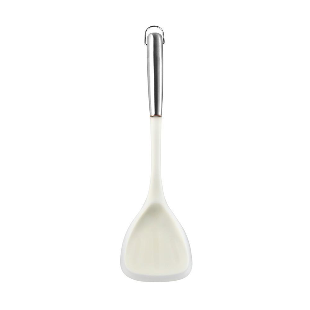New Stainless Steel Handle Silicone Kitchenware Set Household Spatula Cooking Spoon Spatula Kitchen Non-stick Pan Silicone