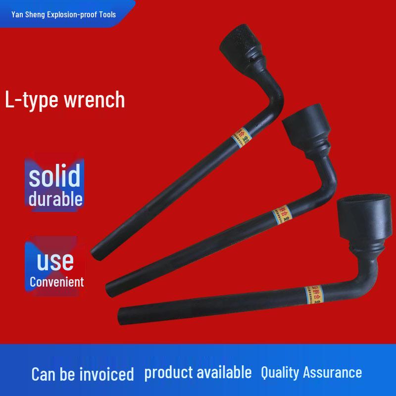 L-Shaped Socket Wrench: Truck Tire Removal Tool & Bent Bar Pipe Wrench