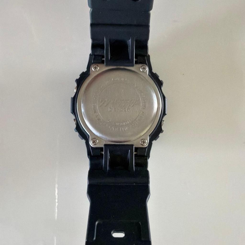 Used CASIO G-SHOCK SHOCKER Collaboration Model DW-5600 Black Digital