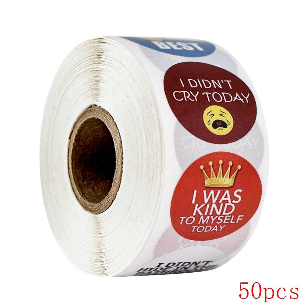 50-500pcs Encouragement Stickers Cartoon Animals 8 Designs for Kids School Kindergarten Teachers Children Scrapbooking Game Toy