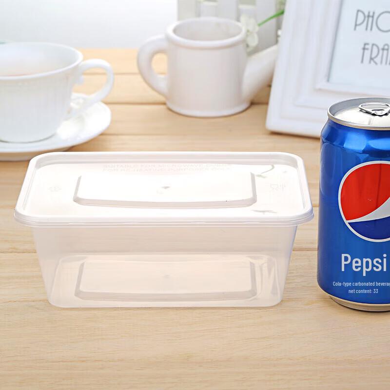 Churong Disposable Rectangular Food Containers with Lids