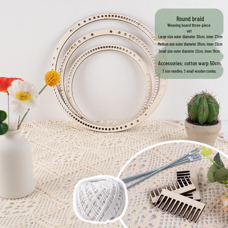 Children's Art Area Wool Knitting Board - DIY Weaving Material Kit for Kindergarten & Large Class Teaching