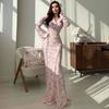  American Women's Clothing 2025 Summer New Fashion Casual Temperament Long-sleeved Hip-wrapped High-waisted Slim-fitting Dress