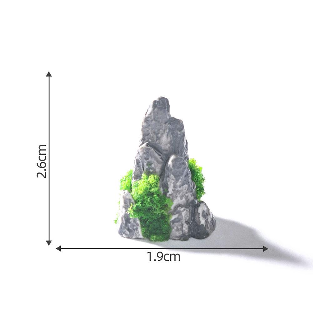 8pcs Mountain Decorative Miniature Set for Indoor Garden Accessories