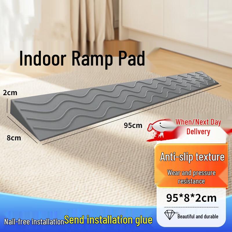 ZHU GU Indoor Door Threshold Ramp Mat