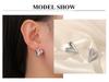 Cazador Stainless Steel Heart Women's Earrings Drop Dangle Earrings Jewelry 2026 Trend Wedding Party Birthday Gift New Wholesale