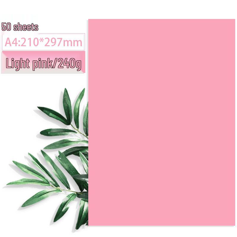A4 Double-Sided Color Paper & Cardstock Set, 160g/240g, Free Shipping, 100 Sheets