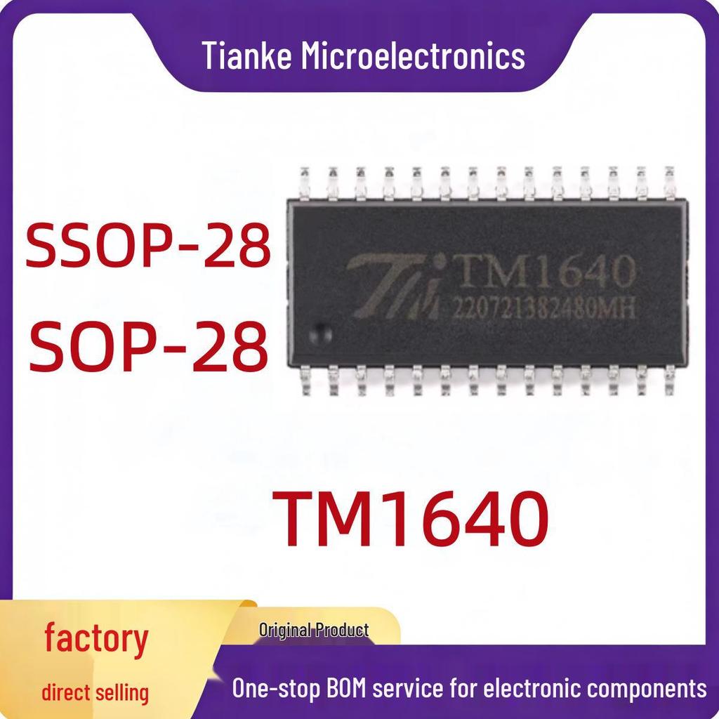 Tianwei TM1640 (TA2103) New SOP-28/SSOP-28 LED Driver IC