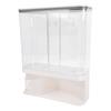 Grain Dispenser Transparent Large Capacity Airtight Cereal Container Dispenser for Beans Rice Dry Food