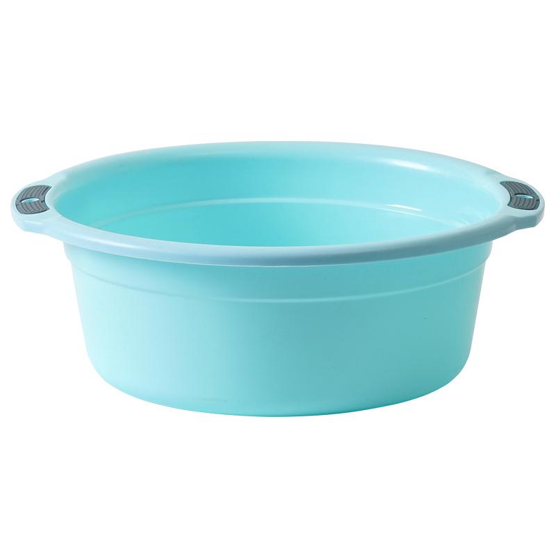 

Multi-Purpose Thickened Plastic Basin for Washing Vegetables, Baby Face, Dorm Storage, and Foot Washing Small
