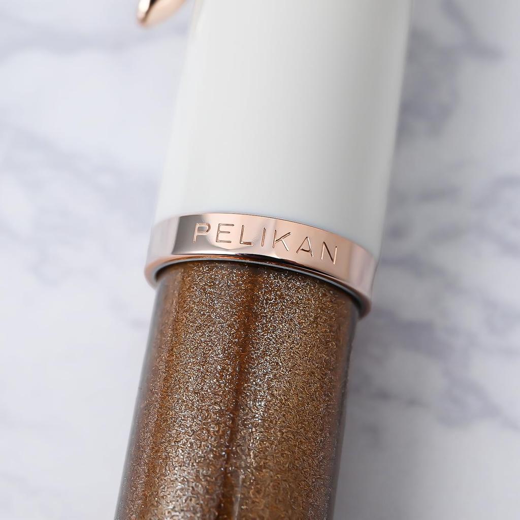 Pelikan Classic M 200 Coppa Rose Gold Fountain Special Extra Fine EF M 200 RG EF Pen, Edition, Nib,