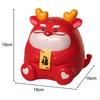 Chinese Dragon Figurine Piggy Bank - Handcrafted Artwork for Home Decor