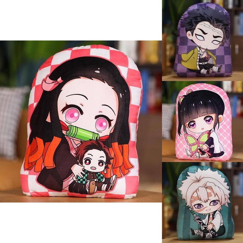 Anime Demon Slayer Kimetsu No Yaiba Plüschkissen Anhänger Stofftier Perfekt für Sammlung und Dekoration