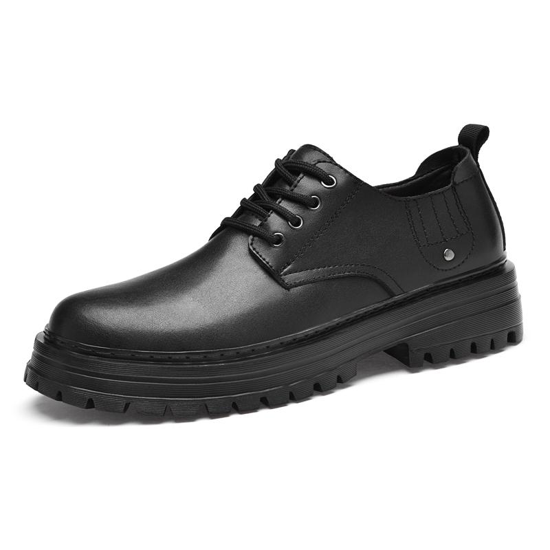 Genuine Leather Men Oxford Shoes Classic Comfy Formal Dress Footwear Soft Soles Outdoor Business Shoe Luxury Lace-Up Dress Shoes