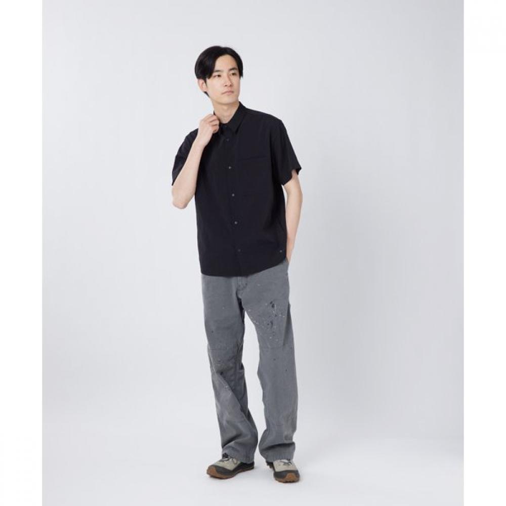 Snow Peak BreathabLe Quick Dry S S Shirt menS Shirt BLack L Size Sh 26Su008