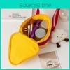 Creative Protective Case For Instant Camera With Embroidery And Cute Cheese Design For Daily Use