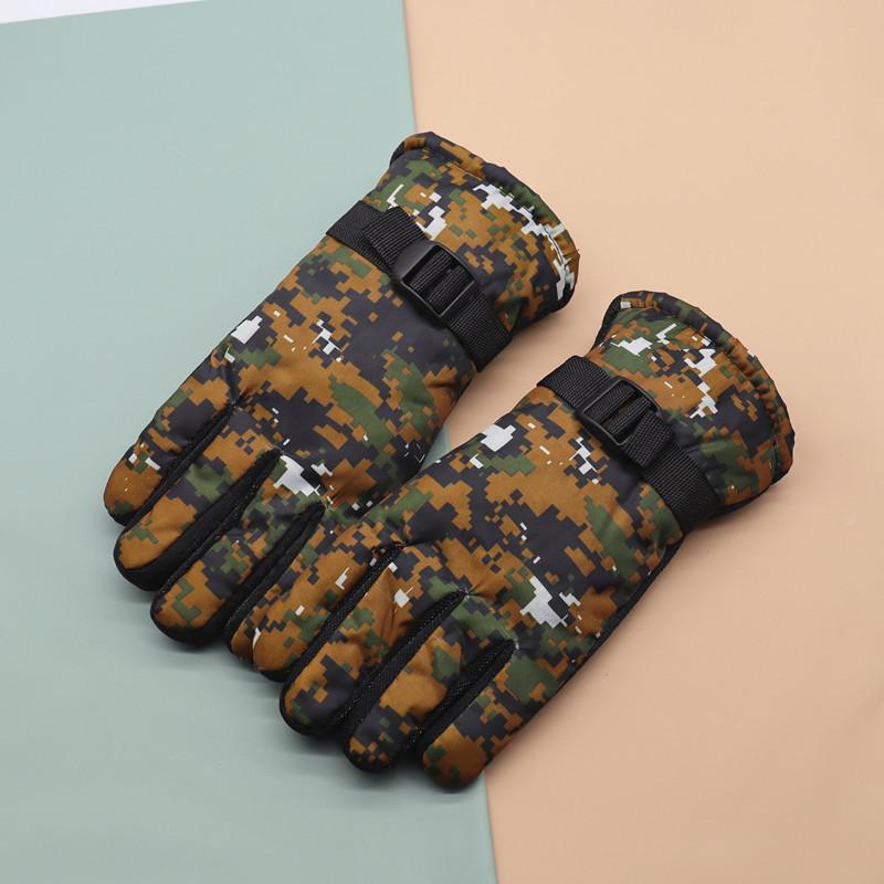 

Kids Winter Warm Windproof Cold Weather Outdoor Sports Gloves for Boys Girls Fleece Snow Gloves Ski Gloves Boy Winter Glove зелений