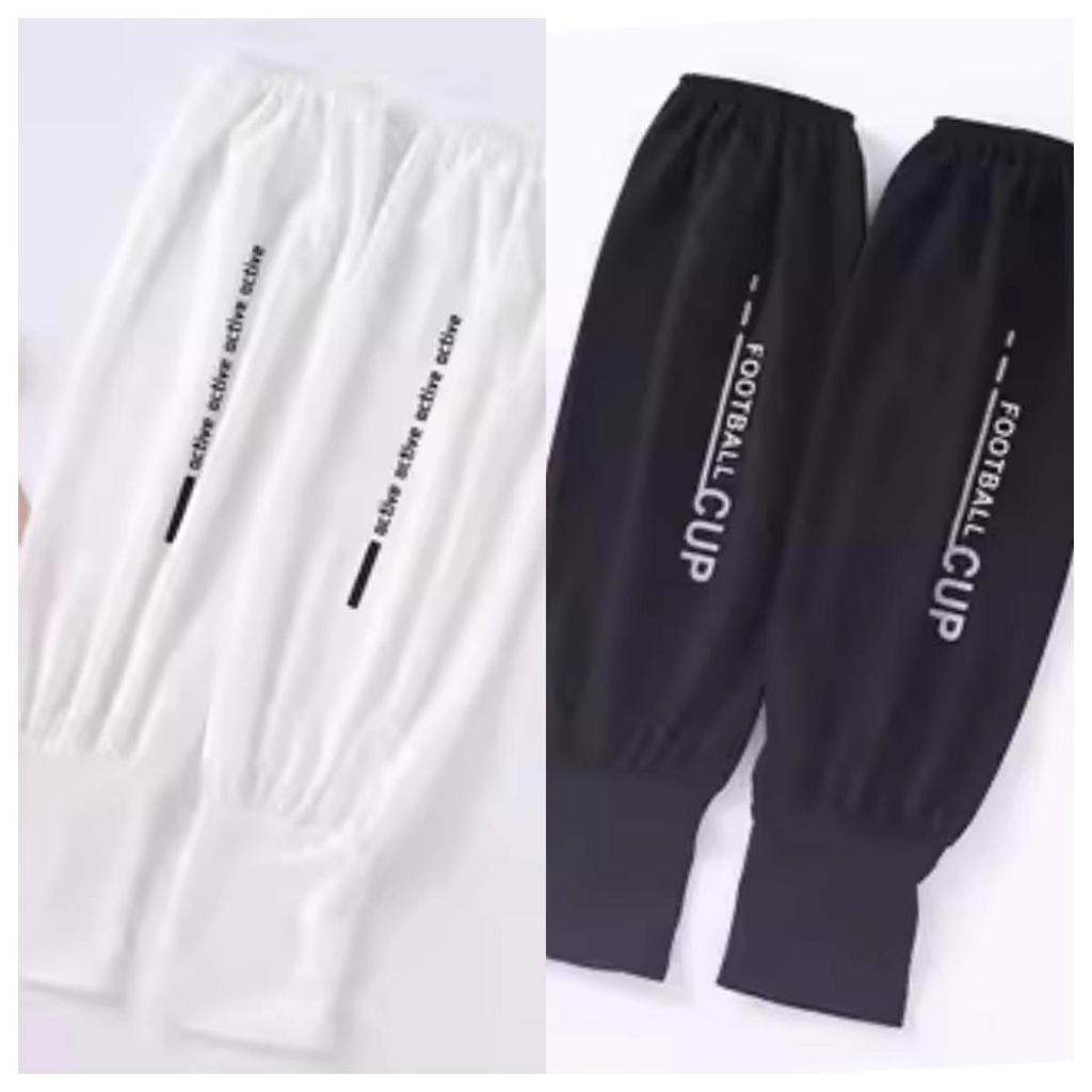 Ice Silk Sun Protection Arm Sleeves: Extended & Widened for Men & Women, Plus Size, Summer Gloves for Electric Vehicles.