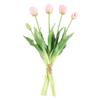 Simulation Flower Bridal Hand Flowers Bouquet Fake Flower Home Decoration Artificial  Tulips Flower