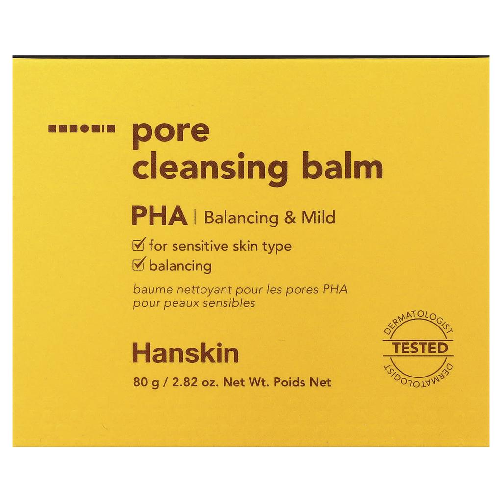 Hanskin Pore Cleansing Balm, PHA, 80g (2.82oz)