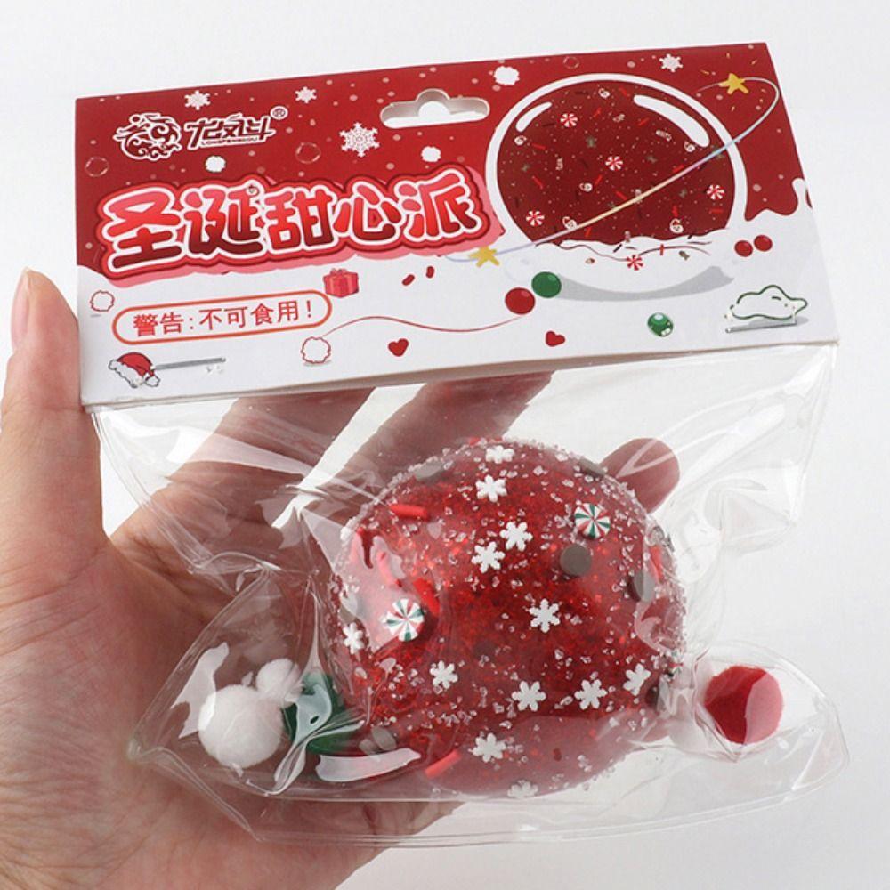 Silicone Cartoon Fidget Toy Slow Rebound Ball Pinch Toy Christmas Squeeze Toys  Practical Jokes