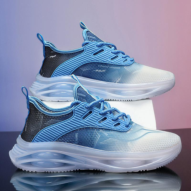 Large size men s shoes summer breathable thin mesh hollow youth sports shoes student running mesh shoes 39