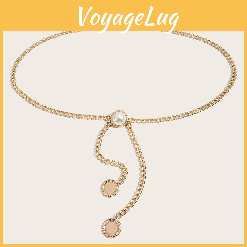 Pearl Fashion Simulation Decoration Women Casual Waist Chain For Use Daily