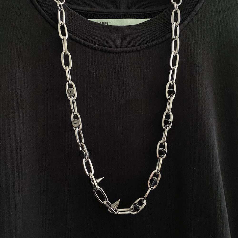 Accessories Zinc Zinc Alloy Rivet Silver Color Student Pants Chain Jeans Accessories Waist Chain Belt Chain