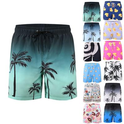 Mens Shorts Casual Beachwear Mens Athletic Shorts with Print Gym Shorts Men Workout Shorts Men for Running and Swimming